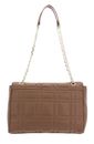 Calvin Klein Re-Lock Quilt Shoulder Bag L Safari Canvas