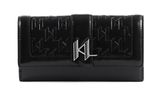 KARL LAGERFELD K / Saddle Chain Flap Wallet Black KARL LAGERFELD K / Saddle Chain Flap Wallet Black