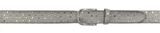 b.belt Tini Silver Leather Belt W95 Light Grey b.belt Tini Silver Leather Belt W95 Light Grey