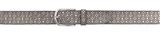 b.belt Tini Silver Leather Belt W95 Taupe b.belt Tini Silver Leather Belt W95 Taupe