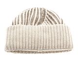 Calvin Klein Elevated Wool 2Tone Beanie XL Shadow Beige / Stoney Beige