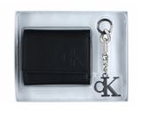 Calvin Klein CKJ SLG Giftpack Trifold + Hardware Keyfob Black Calvin Klein CKJ SLG Giftpack Trifold + Hardware Keyfob Black