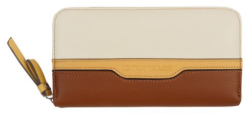 TOM TAILOR Jule Long Zip Wallet Mixed Cognac