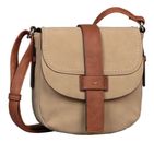 TOM TAILOR Amira Saddle Bag Mixed Taupe TOM TAILOR Amira Saddle Bag Mixed Taupe