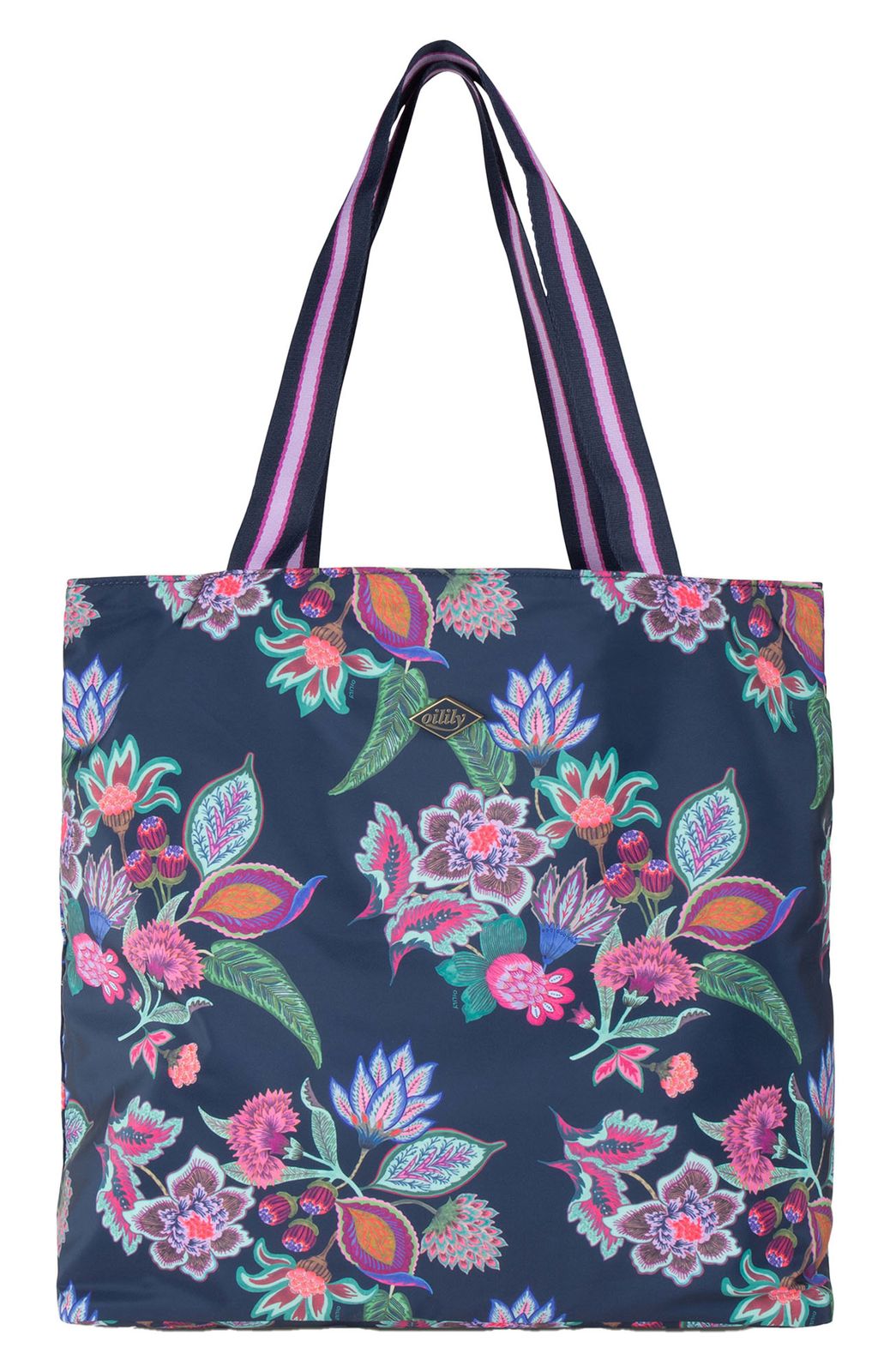 Oilily shopper bag Sonate Blue Iris-Walnut | Buy bags, purses ...