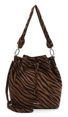 Tamaris Julie Bucket Bag Taupe / Black