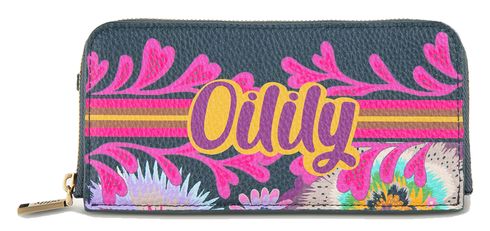 Oilily Fanfare Card Zip Wallet L Ponderosa Pine