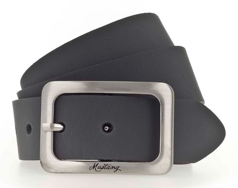 MUSTANG Woman´s Leather Belt 3.5 W85 Gray