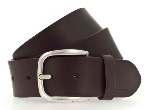 MUSTANG Classic Women Leather Belt W75 Darkbrown