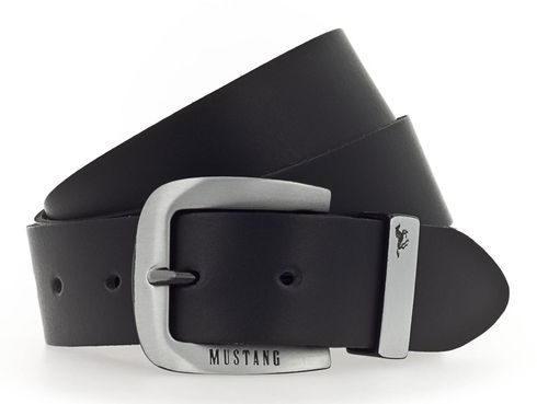 MUSTANG Leather Belt W130 Black