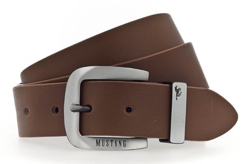 MUSTANG Leather Belt W120 Baileys