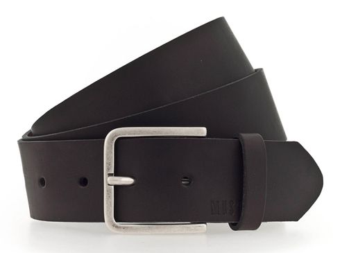 MUSTANG Leather Belt W105 Darkbrown