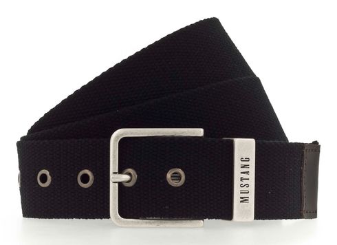 MUSTANG Woven Belt W100 Black