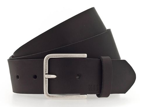MUSTANG Leather Belt W100 Darkbrown