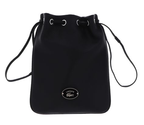 LACOSTE Origin Croc Shoulder Pouch Noir