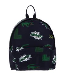 （7/31まで）LACOSTE ブラック リュック・バックパック Amazon.co.jp: Lacosteメンズナイロンバックパック, ブラック