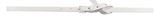 Vanzetti 15mm Leather Belt W65 White Vanzetti 15mm Leather Belt W65 White