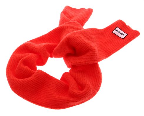 Calvin Klein Lux Wool Scarf Deep Orange