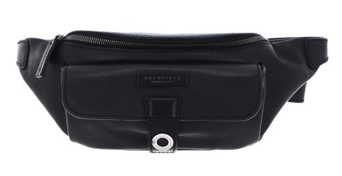 THE BRIDGE Biagio Belt Bag Nero / Palladio o Nickel