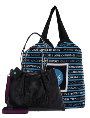 Gabs Sashi Naplak Black Shoulderbag M Nero