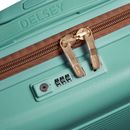 DELSEY PARIS Meteor 2.0 (Freestyle) 4 Double Rolls Cabin Trolley Slim Line 55 Mandel