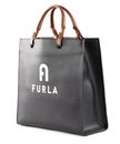 FURLA Varsity NS Tote L Nero + Perla e FURLA Varsity NS Tote L Nero + Perla e