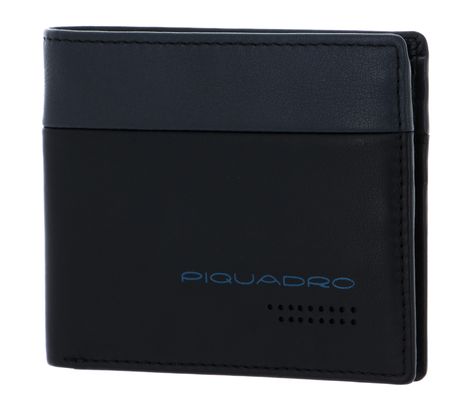 PIQUADRO Urban Men´s Wallet Removable Document Facility RFID Nero / Grigio