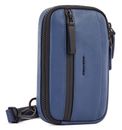 PIQUADRO Charlie Smartphone Neck Strap Wallet Prussian Blue
