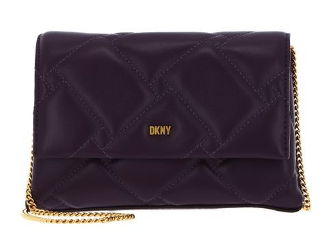 DKNY Willow Clutch Crossbody Aubergine