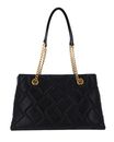DKNY Willow Leather Tote Bag Blk / Gold