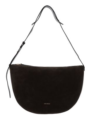 COCCINELLE Lea Suede Shoulderbag Bark COCCINELLE Lea Suede Shoulderbag Bark