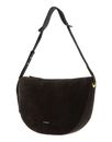 COCCINELLE Lea Suede Shoulderbag Bark COCCINELLE Lea Suede Shoulderbag Bark
