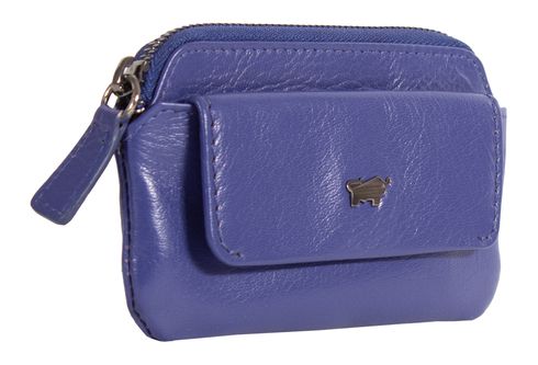 Braun Büffel Anna Key Wallet Saphir