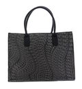 VALENTINO Samosa Shopping Bag Nero / Grigio