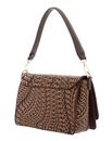 VALENTINO Pattina Samosa Crossbody Bag Brown / Honey