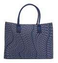 VALENTINO Samosa Shopping Bag Blu / Grigio VALENTINO Samosa Shopping Bag Blu / Grigio