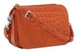 LIEBESKIND BERLIN Croco Luka Crossbody Bag Dark Mandarine LIEBESKIND BERLIN Croco Luka Crossbody Bag Dark Mandarine
