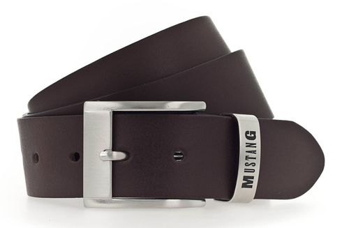 MUSTANG Classic Leather Belt W130 Darkbrown