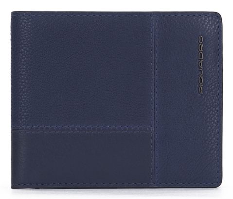 PIQUADRO Ronnie Men´s Wallet Removable Document Facility RFID Night Blue