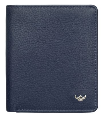 Golden Head Capri RFID Protect Billfold Coin Wallet Blue