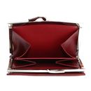Golden Head Polo RFID Protect French Coin Purse Wallet Red