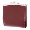 Golden Head Polo RFID Protect French Coin Purse Wallet Red