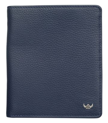 Golden Head Capri RFID Protect Billfold Coin Wallet Blue