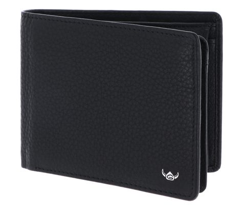 Golden Head Capri RFID Protect Billfold Coin Wallet Black