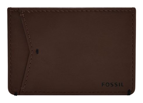 FOSSIL Joshua Vegan Cactus Card Case Espresso