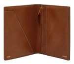 FOSSIL RFID Passport Case Brown Multi FOSSIL RFID Passport Case Brown Multi