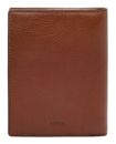 FOSSIL RFID Passport Case Brown Multi FOSSIL RFID Passport Case Brown Multi