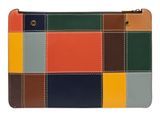 FOSSIL Wristlet Brown Patchwork