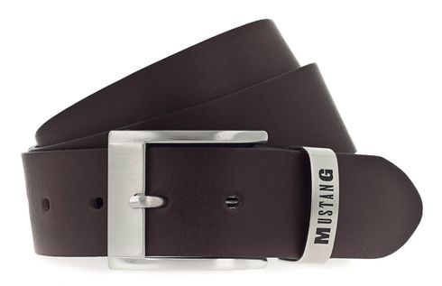 MUSTANG Classic Leather Belt W100 Darkbrown