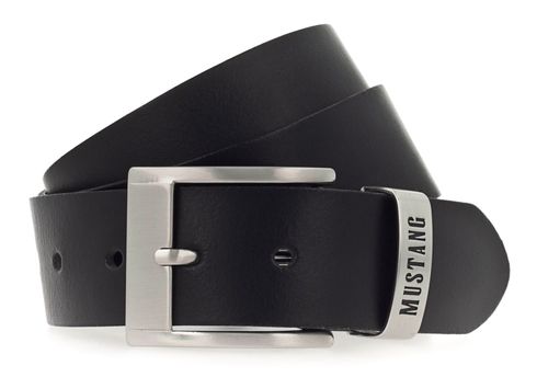 MUSTANG Classic Leather Belt W105 Black